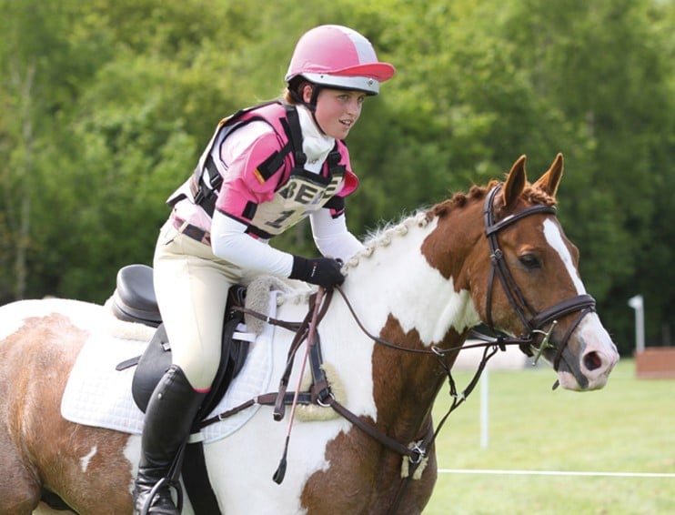 Actie foto met bodyprotector