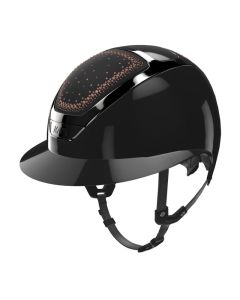 Rijhelm Kask Starlady Pure Shine met In-Out met Crystal Rivet