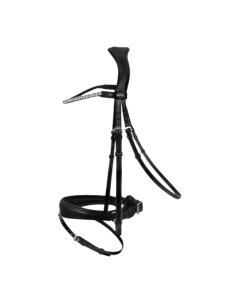 Trenshoofdstel Passier Favorite by Ingrid Klimke met Extra-large Premium Crystals, anatomische neusriem en comfortteugels