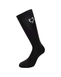 Paardrijsokken Equestro Stretch Technical Italian Flag ETU00012