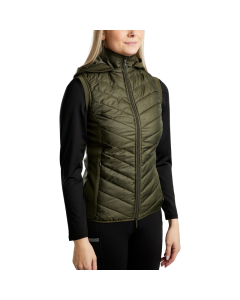 Bodywarmer Montar Hybrid with Detachable Hood with Gun Metal Crystals BW2536