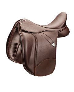 Dressuurzadel Bates Dressage dubbel leder