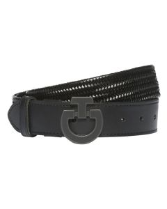 Riem Cavalleria Toscana Total Black Buckle heren