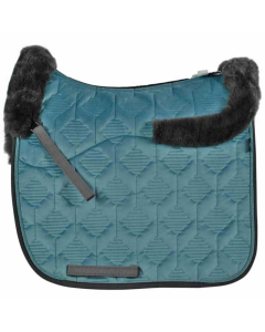 Dressuur dekje Mattes Woven Piping met Velrand