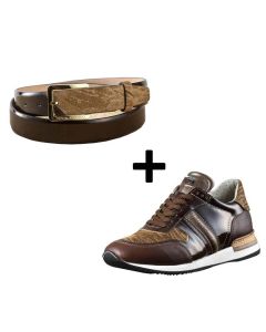Mix & Match set De Niro sneaker + riem