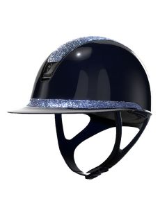 Rijhelm Samshield 2.0 Miss Shield Shadowglossy met Crystal Fabric top en frontal band