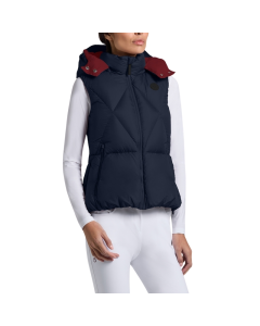 Vest Cavalleria Toscana Hooded Down Padded Nylon GLD313-NY137