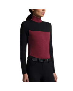 Shirt Cavalleria Toscana Long Sleeve Tech Wool Turtleneck Training POD397-LA052
