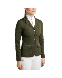 Wedstrijdjasje Montar Gloria Gun Metal Caviar Tape & Crystal COMB2503