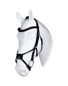 Trenshoofdstel Passier Fly High met mexicaanse neusriem en webband teugels