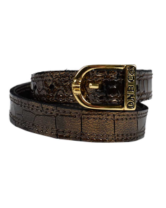 Spoorriempjes De Niro Patent Cocco met gouden gesp