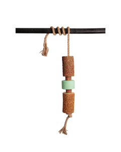 Knabbelspeelgoed Grooming Deluxe Wooden Relax met zout