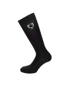 Paardrijsokken Equestro Stretch Technical with Italian Flag SS25