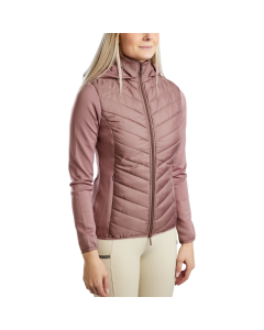 Vest Montar Hybrid with Detachable Hood with Gun Metal Crystals SL2536