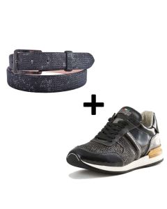Mix & Match set De Niro sneaker + riem