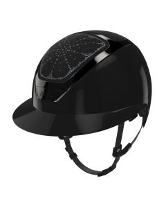 Rijhelm Kask Starlady Pure Shine met Riviera met Crystal Rivet