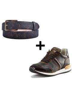 Mix & Match set De Niro sneaker + riem