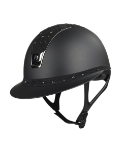 Rijhelm Samshield 2.0 Miss Shield Shadowmatt met Royal Flower top en frontal band