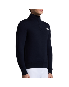 Trui Cavalleria Toscana Merinos Half Zip Turtleneck Sweater MAU146