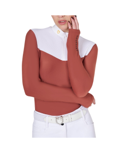 Wedstrijdshirt Equestro Technical And Mesh Fabric ETW00061