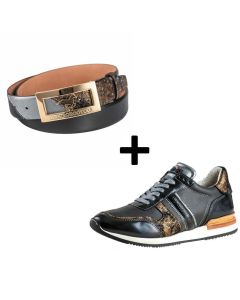 Mix & Match set De Niro sneaker + riem