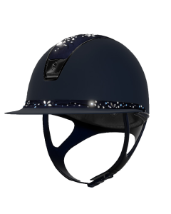 Rijhelm Samshield 2.0 Miss Shield Shadowmatt met Flower Swarovski Jewelry top en frontal band