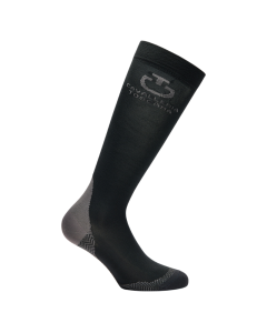 Paardrijsokken Cavalleria Toscana Jacquard Logo 3-Pack CZN064