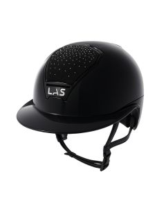 Rijhelm LAS Large Visor Opera Glossy met Crystal Cascata top