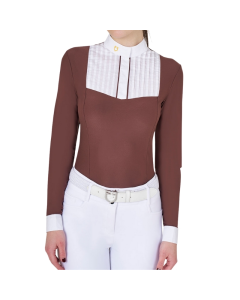 Shirt Equestro Polo With Pleated Cotton ETW00060