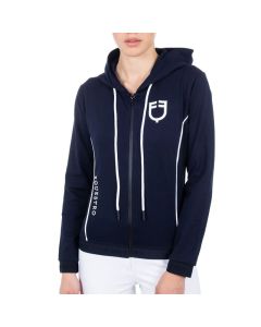 Vest Equestro Sweatshirt with Interlock Front Zip SS25