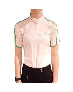 Wedstrijdshirt Equestro Tecno Stretch SS Butons ETW00222