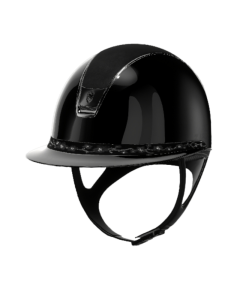Rijhelm Samshield Miss Shield 2.0 Shadow Glossy met alcantara top en cherry blossom frontalband