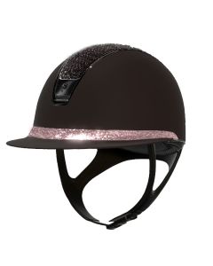 Rijhelm Samshield 2.0 Miss Shield Shadowmatt met Crystal Fabric top en frontal band