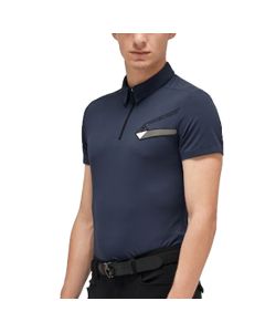 Shirt Cavalleria Toscana Tech Pique Embossed Logo
