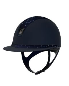 Rijhelm Samshield 2.0 Miss Shield Shadowmatt met Crystal Leaf top en frontal band met 5 SW Matte trim