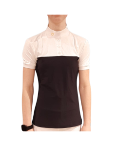 Wedstrijdshirt Equestro Women Polo Slim Fit Technical Fabric Mesh ETW00035