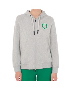 Vest Equestro Sponge Stitch Logo Hoodie ETW00253