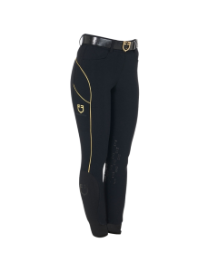 Paardrijbroek Equestro Women Slim Fit Knee Grip ETW00081