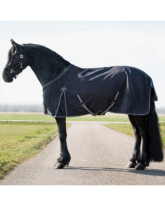 Regendeken QHP turnout Big Neck 150gr 6376
