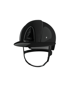 Rijhelm KEP Italia Cromo 2.0 Shine Polo met Suede voorinzet en Crystalli logo