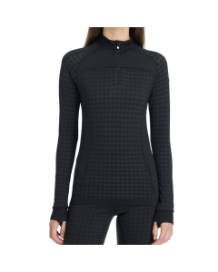 Shirt LeMieux Aspen Houndstooth Quarter Zip LM407913