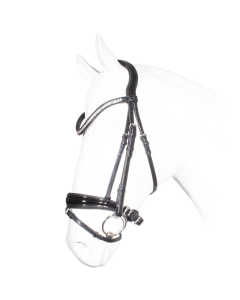 Trenshoofdstel Passier Starlight met anatomische neusriem, met comfort teugels