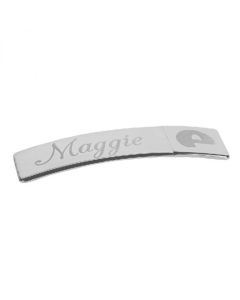 Naamplaatje KEP Italia Zilver