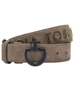 Riem CT Dames Suede met Tufted Logo