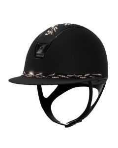 Rijhelm Samshield 2.0 Miss Shield Shadowmatt met Flower Swarovski top en frontal band