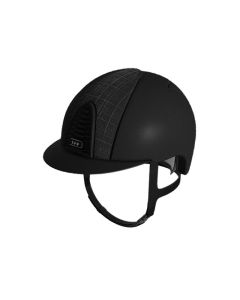 Rijhelm KEP Italia Cromo 2.0 Textile met Galassia Inzets met Mirror Button met Cristalli Logo
