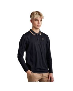 Shirt Montar MoDrake mens polo with contrast rib and logo