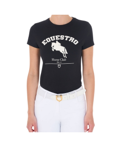 Shirt Equestro Women Jumping Horse Club Cotton ETW00241