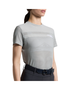 Shirt Cavalleria Toscana with Perforated Insert Short Sleeve TSD091