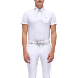 Wedstrijdshirt Cavalleria Toscana Tech Piquet Competition Button Polo